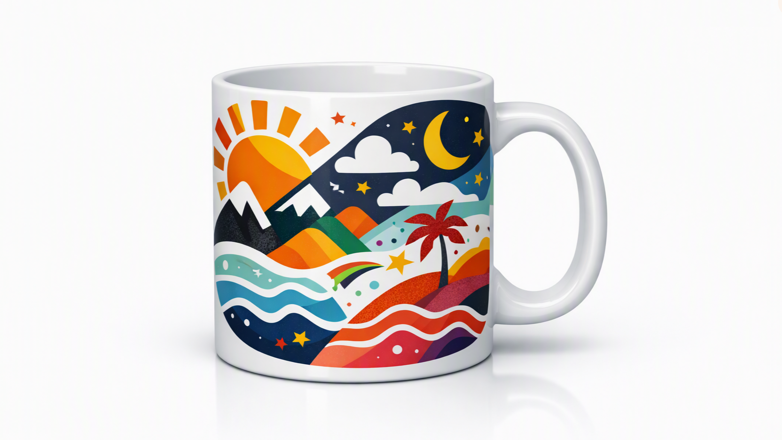 White Mug Printing